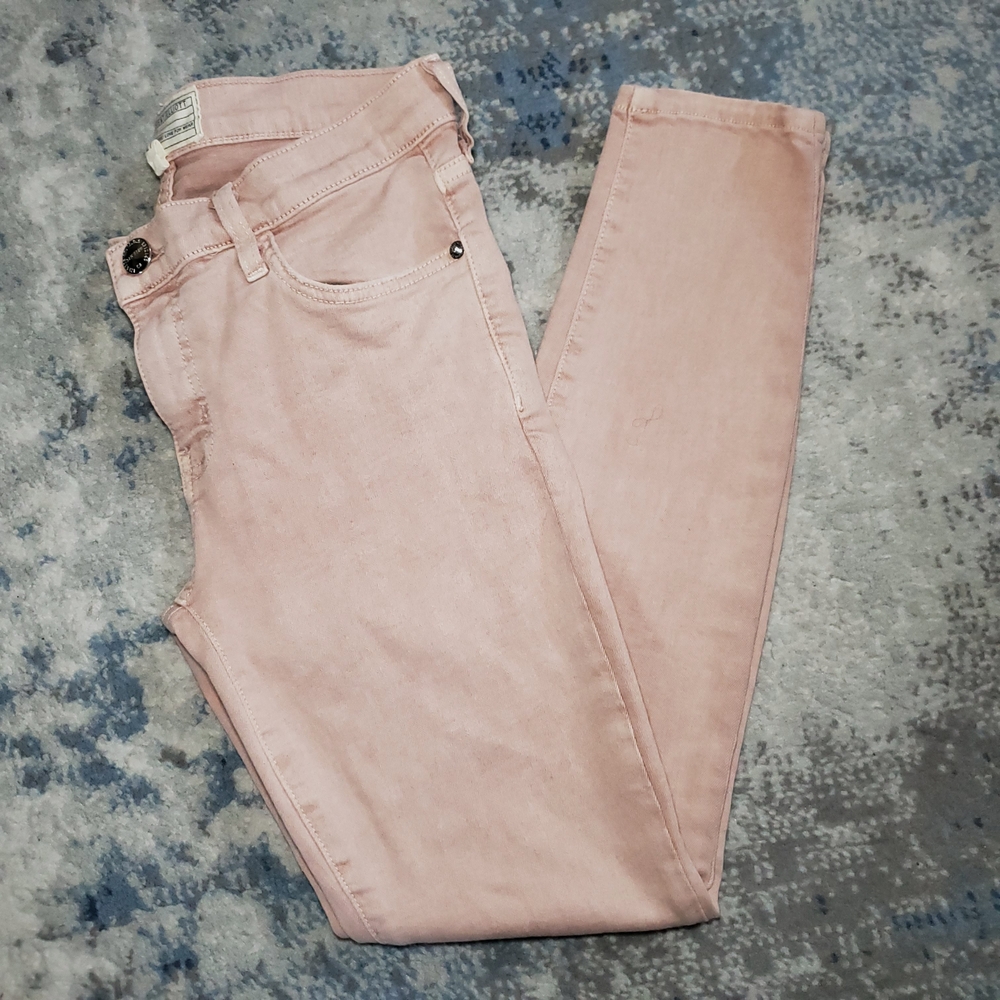 Current/Elliott Peach Skinny Jeans